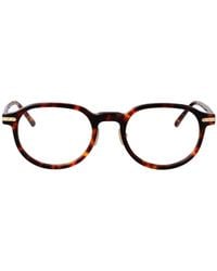 Linda Farrow - Dark T-Shell/ Light Acetate Glasses - Lyst