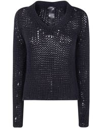 SAPIO - V Neck Sweater - Lyst