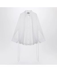 Balenciaga - Flared Cotton Shirt - Lyst
