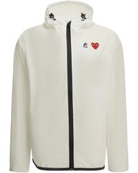COMME DES GARÇONS PLAY - X K-Way" Raincoat - Lyst