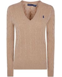 Polo Ralph Lauren - Wool And Cashmere Cable Knit Jumper - Lyst