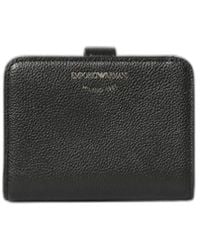 Emporio Armani - Leather Bifold Wallet - Lyst