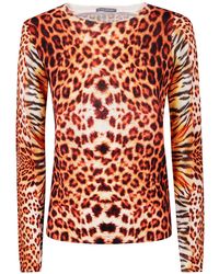 In bed with You - Boatneck Printed Jumper - Lyst