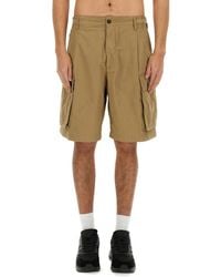 DSquared² - Bermuda Cargo Shorts With Relaxed Fit - Lyst