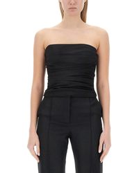 Moschino - Draped Top - Lyst