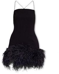 The Attico - ‘Fujiko’ Dress With Feathers - Lyst