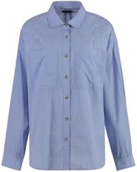 Mother - Striped Cotton Shirt - Lyst