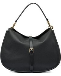 Etro - Buckle-Fastening Extra-Large Leather Shoulder Bag - Lyst