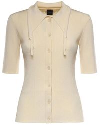 Pinko - Angora Viscose Polyamide T-Shirt - Lyst