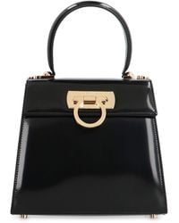 Ferragamo - Iconic Leather Handbag - Lyst