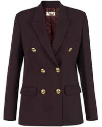 Elisabetta Franchi - Viscose Elastan Jacket - Lyst
