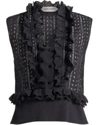 Alberta Ferretti - Polyester Cotton Top - Lyst