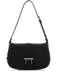 McQueen - Leather Large Satchel Crossbody Bag - Lyst
