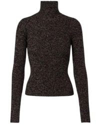 Max Mara - Dark Virgin Wool Sweater - Lyst
