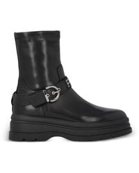 Pinko - Leather Rubber Shoes - Lyst