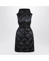 Max Mara - Belted Sleeveless Down Jacket - Lyst