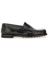 Tod's - Leather Loafer - Lyst