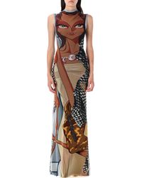 OTTOLINGER - Mesh Maxi Dress - Lyst