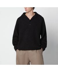 YMC - Dark Wool Sweater - Lyst