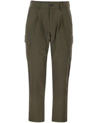 Herno - Cargo Trousers With Mechanical Stretch Yarn - Lyst