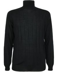 FILIPPO DE LAURENTIIS - Royal Merino Long Sleeves Turtle Neck Sweater - Lyst