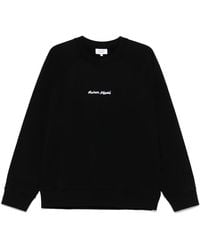 Maison Kitsuné - Maison Kitsuné Embroidery Oversize Reglan Sweatshirt - Lyst