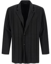 Homme Plissé Issey Miyake - 'Edge Ensemble' Blazer - Lyst