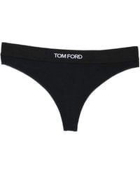 Tom Ford - Logo Thongs - Lyst
