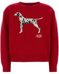 Ralph Lauren - Cotton Mini Sweater - Lyst