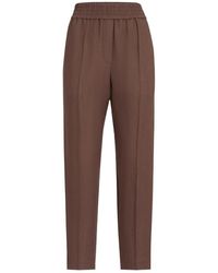 Brunello Cucinelli - Baggy Pull-Up Trousers - Lyst