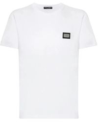 Dolce & Gabbana - Crew-Neck Cotton T-Shirt - Lyst