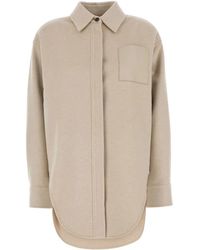 Loewe - Sand Flannel Shirt - Lyst