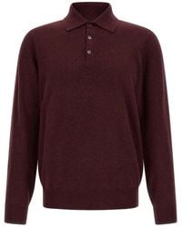Brunello Cucinelli - Cashmere Knit Polo Shirt - Lyst