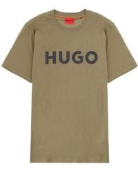 HUGO - T-Shirt With Logo - Lyst