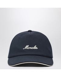 Moncler - Baseball Cap With Embroidered Logo - Lyst