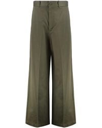 Nili Lotan - Virgin Wool Wide-Leg Trousers Wool; Lining: Viscose - Lyst