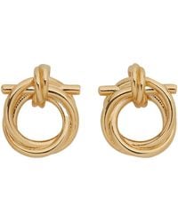 Ferragamo - Gancini Torchon Earrings - Lyst
