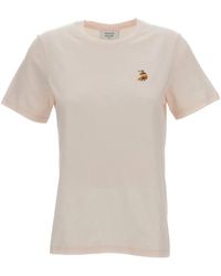 Maison Kitsuné - Maison Kitsuné Dreaming Fox Cotton T-Shirt - Lyst