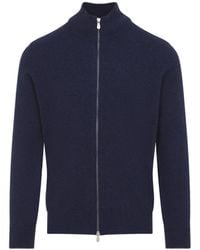 Brunello Cucinelli - Full Zip Cashmere Cardigan - Lyst