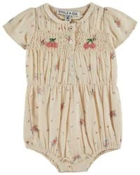 Emile Et Ida - Emile & Ida Baby Body Con Roselline - Lyst