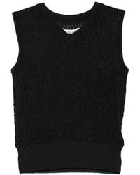 Maison Margiela - Sleeveless Crewneck Vest - Lyst