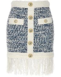 Balmain - Paris Mini Skirt - Lyst