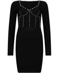 Liu Jo - Embroidered Silk Dress - Lyst