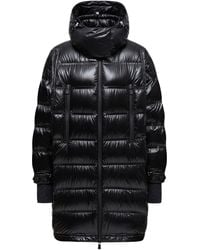 Moncler - "Grenoble" Piumino Lungo "Rochelairs" Con Cappuccio - Lyst