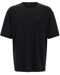 Lemaire - Cotton And Silk T-Shirt - Lyst