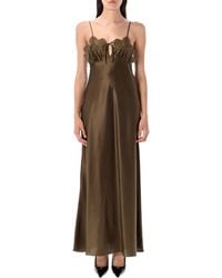 Saint Laurent - Buckle Pouchette Epsom Leather Handbag - Lyst