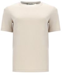 Max Mara - S Max Mara Tshirt Nancy Con Logo Lettering - Lyst