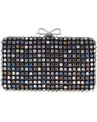 Self-Portrait - 'Multi Crystal Chainmail' Clutch - Lyst