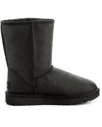 UGG - W Classic Short Leather Shoes - Lyst