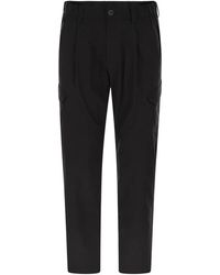 Herno - Cargo Trousers With Mechanical Stretch Yarn - Lyst